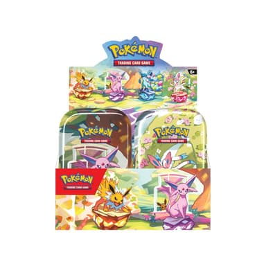 Pokemon Prismatic Mini Tin Display 