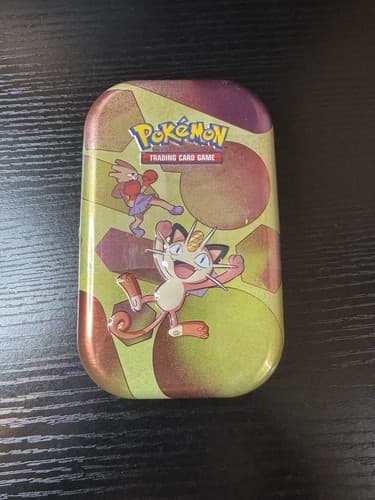 Pokemon TCG S&V 151 Mini Tin – Meowth and Hitmonchan