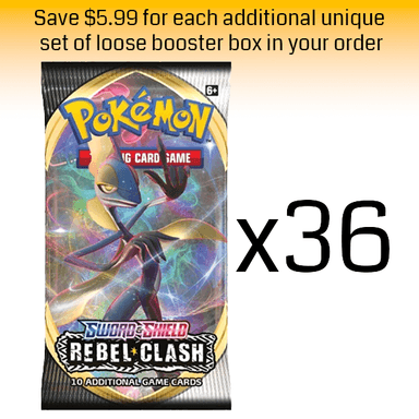 Pokemon TCG Rebel Clash Loose Booster Pack