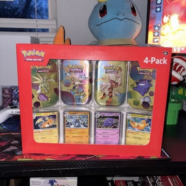Pokemon TCG Scarlet & Violet 151 Mini Tin Sam's Club 4-Pack