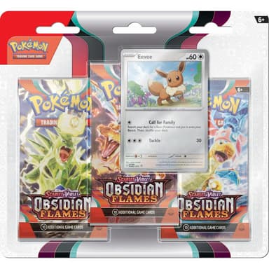 Pokemon TCG Obsidian Flames 3-Pack Blister