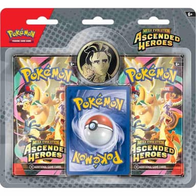 Pokemon TCG Ascended Heroes 3-Pack Blister